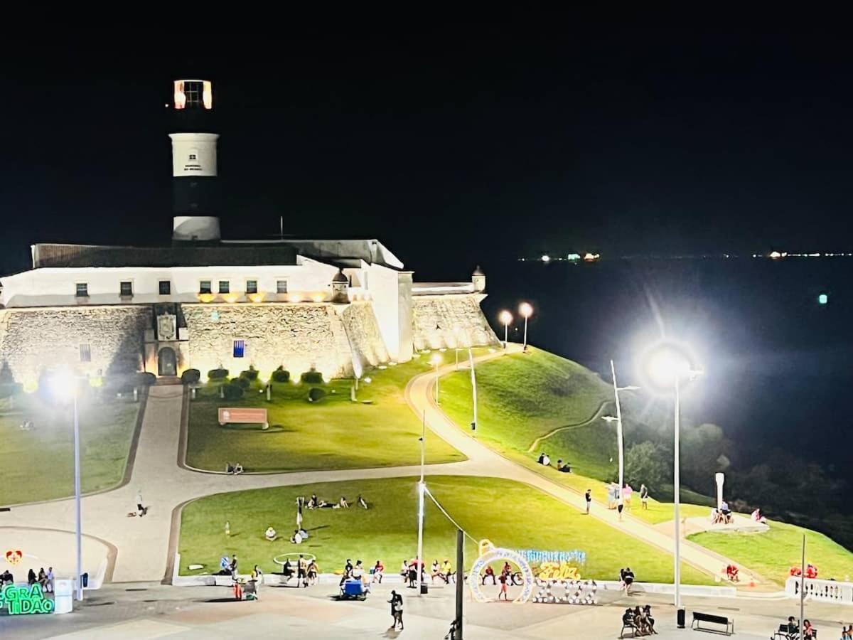 סלבאדור Apartamento No Farol Da Barra. Vista Deslumbrante Para O Mar! No Circuito Do Carnaval. Ao Lado Do Porto Da Barra ! מראה חיצוני תמונה